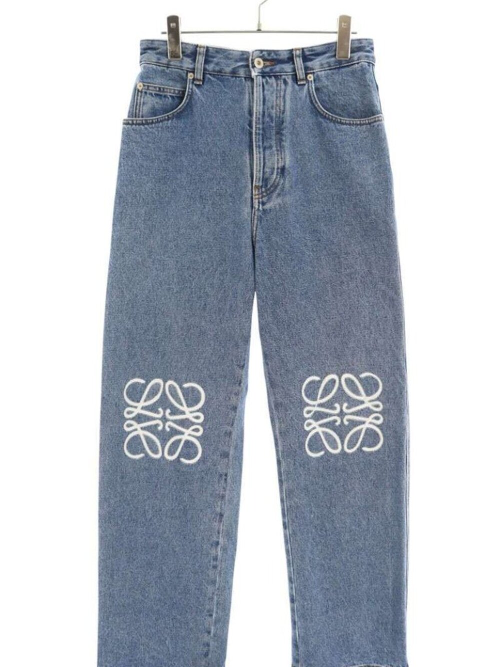 Loewe Anagram Embroidery Baggy Denim Pants 44 Jeans